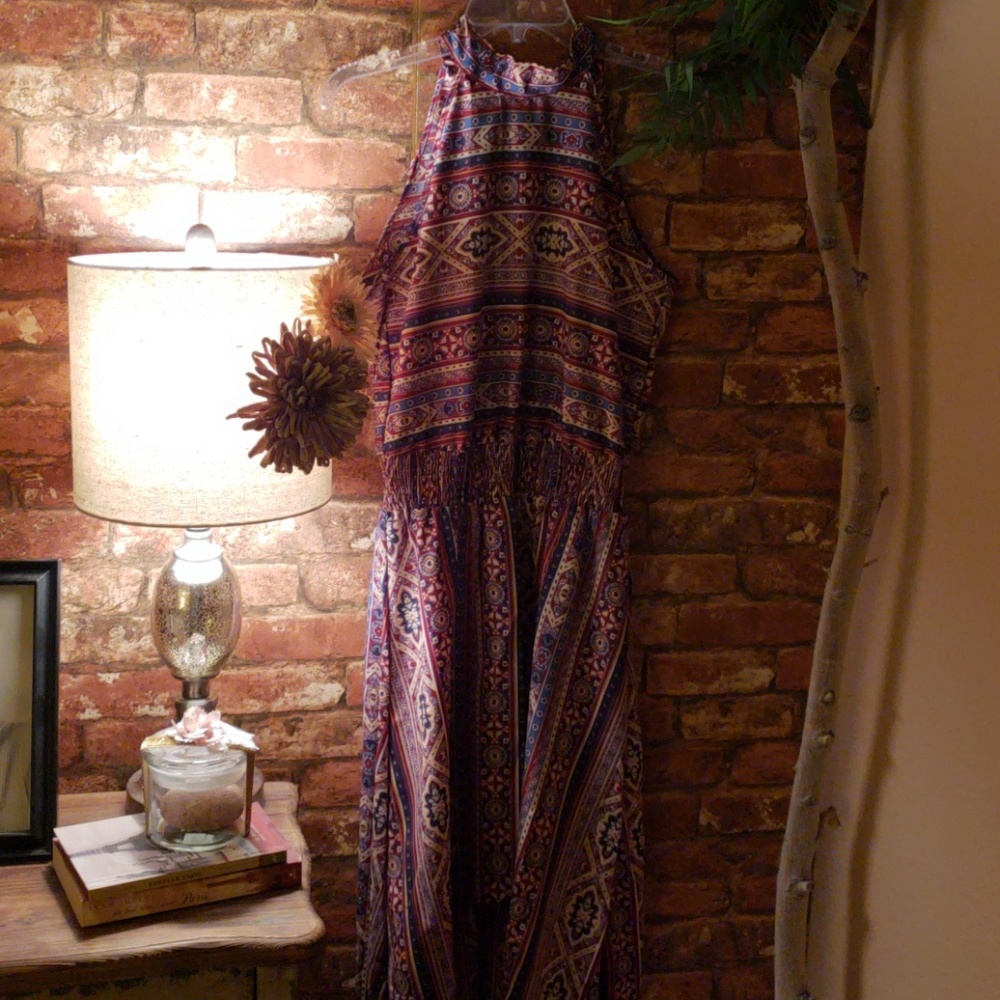 Sleeveless Boho Dress  